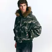 Bomber jakna sa kapuljacom