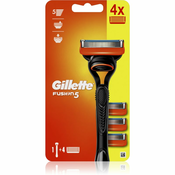 Gillette Fusion5 brijac + zamjenske britvice 4 kom