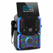 Auna Rockstar Plus, karaoke sistem, karaoke naprava, bluetooth, USB, CD, LED svetlobna šov, cinch (FW1811)