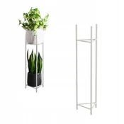 Kovinsko belo stojalo za cvetlične lončke Loft Metz, velikost M, MAX. LONEC 26 cm
