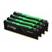 KINGSTON 64 GB 3600MT/s DDR4 CL18 DIMM (komplet 4) FURY Beast RGB