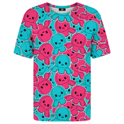 Mr. GUGU & Miss GO Unisexs Happy Sad Octopus T-Shirt Tsh2352