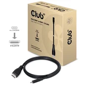 club3D club3D HDMI priključni kabel HDMI-mikro-D  vtič\, HDMI-A  vtič 1.00 m črna CAC-1351 #####4K UHD HDMI kabel, (20417965)
