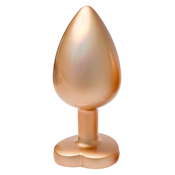 Dream Toys Gleaming Love Plug Matte Gold Large