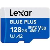 Lexar Lexar microSDXC Pomnilniška Kartica 128GB (SD3.0) - BLUE PLUS
