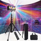LMAQFUM Disco luč s stojalom 6v1