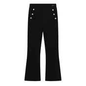Guess Hlače iz tkanine J6BB12 K5885 Črna Regular Fit