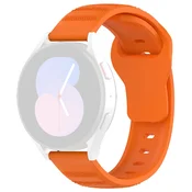 Univerzalen silikonski pas Techsuit W050 20mm za pametne ure - oranžen