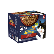 Felix Sensations Jellies , mokra hrana za macke 24x85g