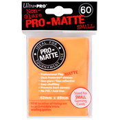Ultra Pro Matte Small Desk Protector Sleeves 60 - Orange