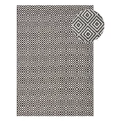 Črno-bela zunanja preproga NORTHRUGS Karo, 160 x 230 cm