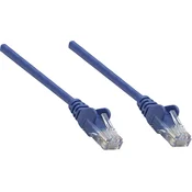 Intellinet Intellinet 739894 RJ45 omrežni kabel\, Patch kabel CAT 6 S/FTP 1.50 m modra zaščita iz folije\, pletena zaščita\, brez halogena 1 kos, (20417997)