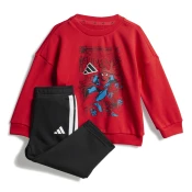 Adidas Komplet trenerka za decake I Mrvl Sm Jog, JV7371, Crveno-crna