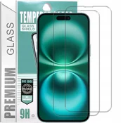 shumee 2x kaljeno steklo GSMstyle za Apple iPhone 16 plus, 2 kosa.