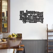 Atelier Del Sofa Zidna dekoracija Coffee-APT566LS, 50x92 cm, 1.5 mm, Crna