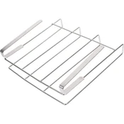 Nikcorp Viseči kuhinjski držák pod omaro nerjavno jeklo za organizacijo desk za rezanje in pokrovk 26.8x25.8x8.3 cm