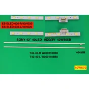 ES-ELED-036 SONY KDL-42W650 LED TRAKE