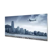 tulup.si Zidna obloga za kuhinju Oblaki aircraft mesto 125x50 cm