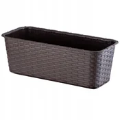KADAX Balkonski rjav cvetlični lonec 40 cm