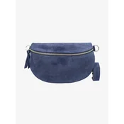 Adel Bags Torbica za okrog pasu Suede marine