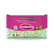 Inodorina Vlažne maramice za macice i štence Refresh Chlorhexidine džepne 15 kom