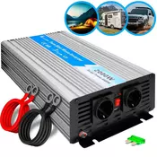 Extralink OPIP-2000W | Pretvornik napetosti | avtomobilski 12V, 2000W čisti sinus