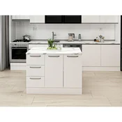 Hanah Home kuhinjsko ostrvo Alvinka 20237, 120 cm, belo