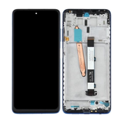 Xiaomi Poco X3 NFC M2107J20CG - LCD zaslon + steklo na dotik + okvir (Cobalt Blue) TFT