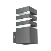 LED RGBW zatemnjiva zunanja stenska svetilka TEKSAS 1xE27/12W/230V IP44 antracit