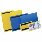 Durable Magnetni žepki 80x160 (67x150) rumeni 50 kos