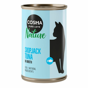 Ekonomično pakiranje: Cosma Nature 12 x 140 g - piletina i losos