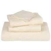Vidaxl Savna brisače FROGN 4 kosi kremne barve 80x200 cm 360 g/m2