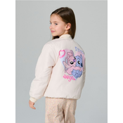 Sinsay - Bomber jakna Lilo & Stitch - krem