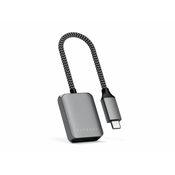 SATECHI USB-C na 3.5mm Audio & PD Adapter/ siva