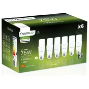 LUMILED 6x E27 cevasta T37 LED žarnica 10W = 75W 1055lm 4000K nevtralna 200°