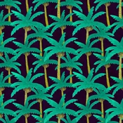 shumee ZUNANJE DEKORATIVNE TKANINE OXFORD - Motiv zelenih palm I DR108