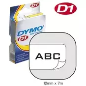 Dymo traka d1 standard 12mm crna/bela ( DY72053 )