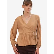 Bigdart Bluza Blusen karamel