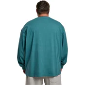 Pigment-dyed long-sleeved pocket teal