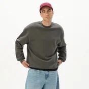 Cropp - Dukserica basic - tamno siva