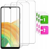shumee 3x kaljeno steklo za Samsung Galaxy A33 5G zaščitni zaslon, komplet 3 kosov
