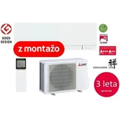 MITSUBISHI MMSZ-EF35VGK W/B/S/MUZ-EF35VG 3,5kw WI-FI BELA - Z montažo