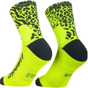 Nogavice Dynafit RUN WILD MID SK, ultra rumene (EU 39-42)