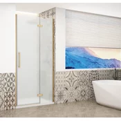 TRINITY GOLD MATT tuš vrata 1200 mm, mat steklo, desna - Gelco - TRINITY - 36 - Alcove by - 1200 - 2000 - 8 - 14