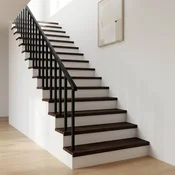 vidaXL Stopnice 2 kos 120 x 25 x 2 cm Temno rjava Trda bukovina