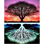 Norimpex - Puzzle Diamantna slika: Drevo 30x40 cm - 1 - 39 kosov