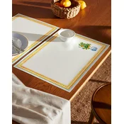 Madame Coco Podmetac za sto Oranger, 42x29cm, Belo-žuti