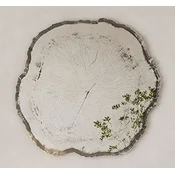 Casa Padrino luxury wall mirror in tree disc design white/black 80 x 2.5 x H. 78 cm - Living room mirror - Bedroom mirror - Wardrobe mirror - Luxury furniture - Luxury interior - Luxury quality
