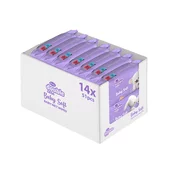 Violeta Soft otroški vlažilni robčki, med in kamilica, 14/1