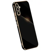 GS Ovitek za Samsung Galaxy M15 5G, Glamour CamShield, črn